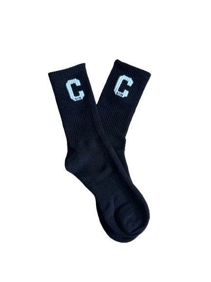 Covered ('lno) C with Hebrew logo Socks
