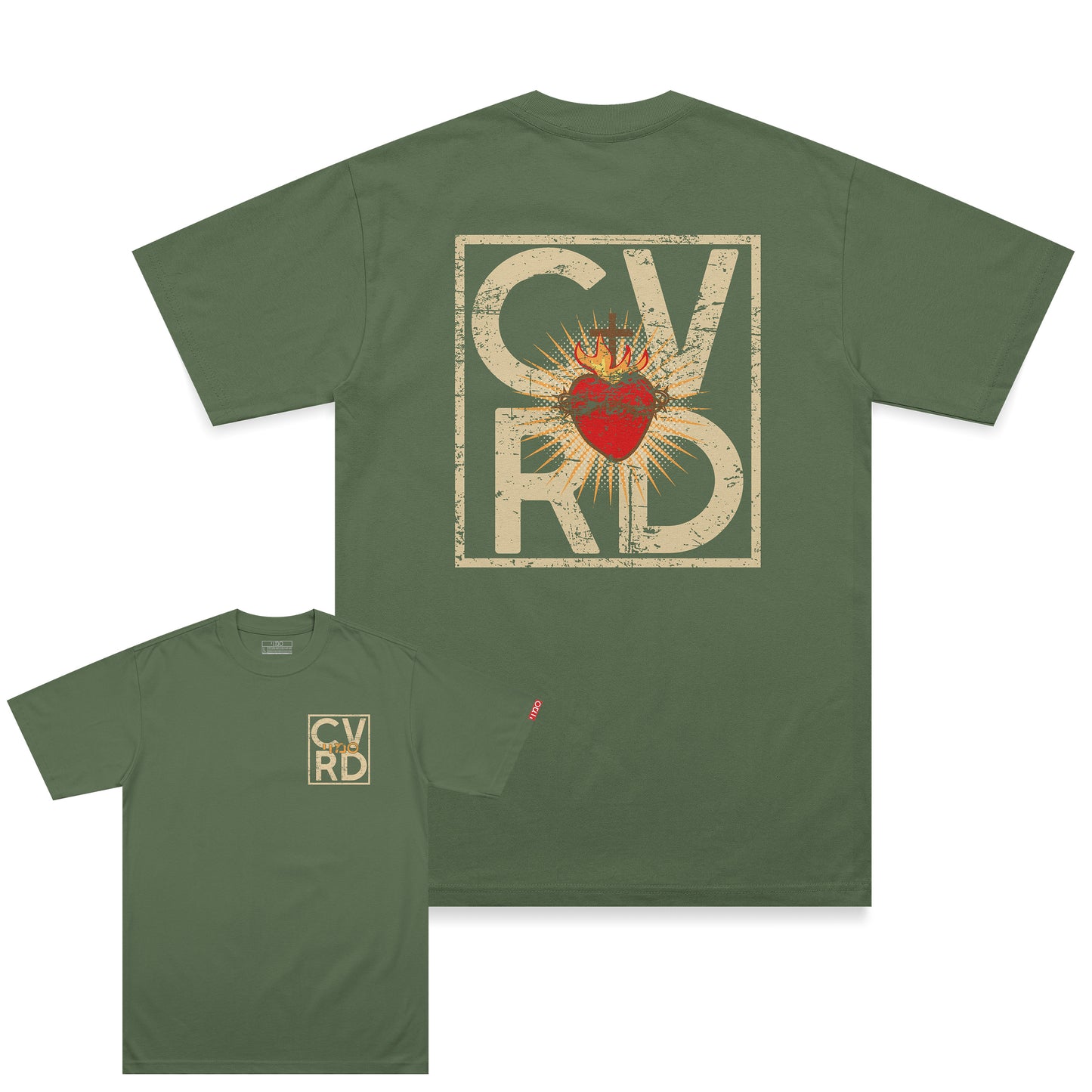 Covered Heart of Flame T -SHIRT