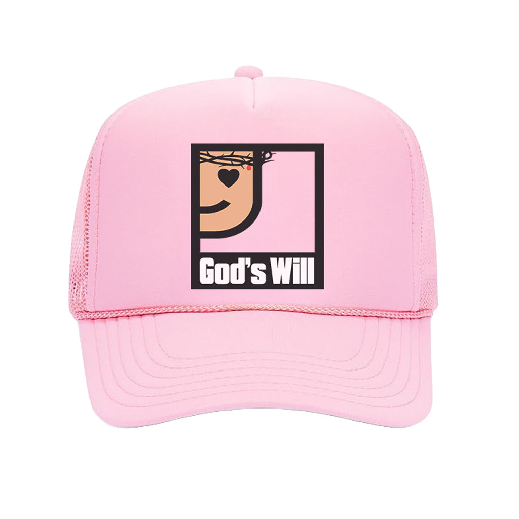 God’s Will Pink Trucker Hat